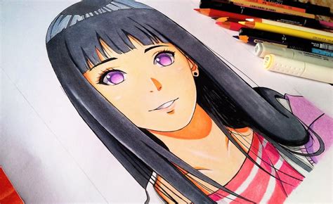 I Just Draw Hinata Hyuga From Naruto Animesketch