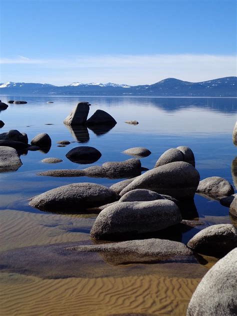 Rocks And Sand Ripples At Lake Tahoe Photograph By Kristina Lammers