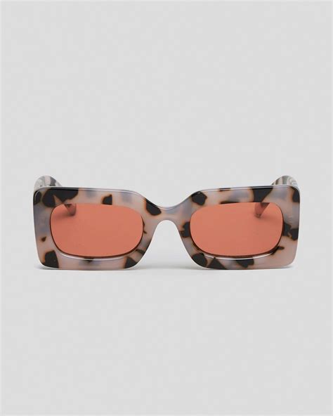 Le Specs Oh Damn Sunglasses In Cookie Tortcinnamon Tint Fast Shipping And Easy Returns City