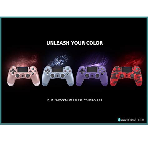 4 New PS4 DualShock 4 controllers Revealed with Rose Gold ...