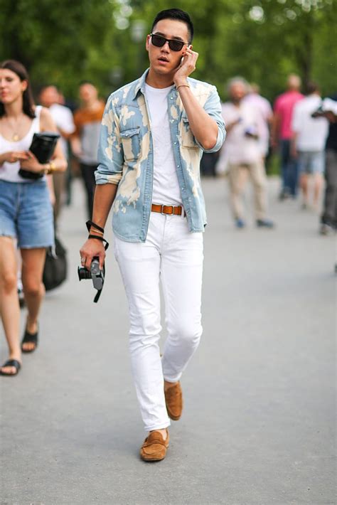 Mens Fashion Trend How To Wear White Jeans For Men