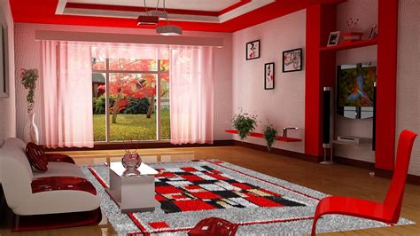 Wallpaper Living Room Red Style Furniture Living Room Red Wallpaper