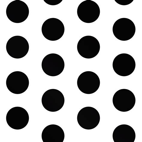 World Of Wallpaper Big Dots Polka Dot Black White A617 Cao 2 Ebay