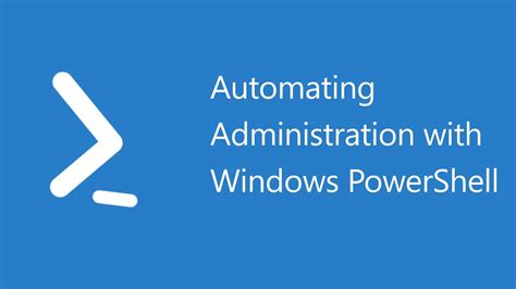 Automating Administration With Windows Powershell 10961 Youtube