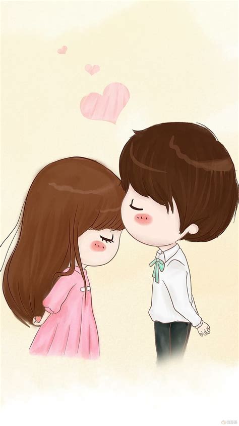 Cute Cartoon Love Couple Hd Phone Wallpaper Pxfuel