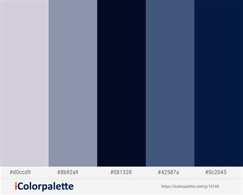 Blue And Purple Color Palette