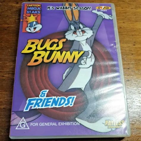 Rare Classic Cartoon Megastars Bugs Bunny And Friends Looney Tunes Dvd R4