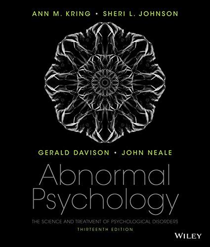Download Abnormal Psychology By Ann M Kring Gerald C Davison John M
