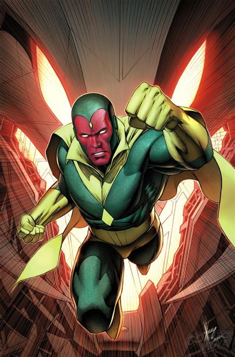 Exclusive First Look Vision 8 Vision Comic Marvel Comics Marvel