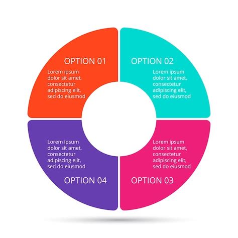 Premium Vector Vector Circle Infographic Template For Cycle Diagram