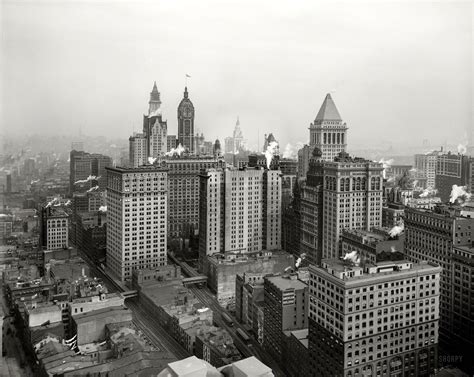 New York Circa 1912 Big Buildings Of Lower Manhattan Notable