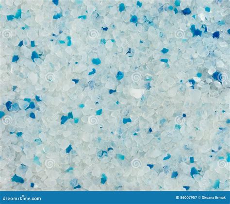 Blue And White Translucent Crystals Texture Stock Image Image Of