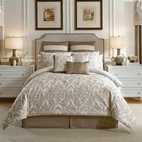 Croscill Madeline Bedding Ivory And Taupe Damask By Croscill Bedding