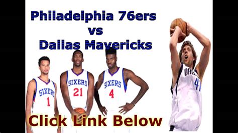 Philadelphia 76ers Vs Dallas Mavericks Live Youtube