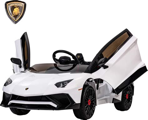 Uenjoy Lamborghini Véhicule Électrique Voiture Pour Enfant Avec