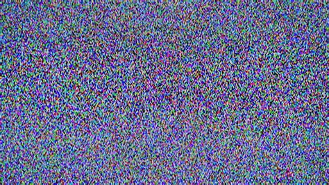 Television Rgb Color Static Noise Tv Stock Footage Video 100 Royalty