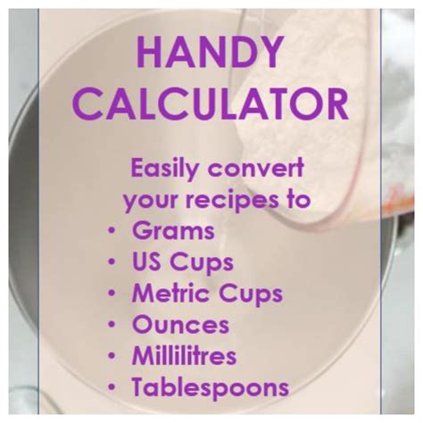 Officially, a us cup is 240ml (or 8.45 imperial fluid ounces.) this is slightly different from an australian, canadian and south african cup which is 250ml. Easily convert your recipes from grams to cups and vice versa with this easy-to use calculator ...