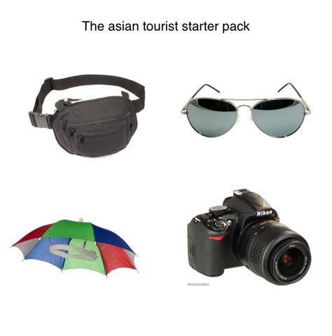 The Asian Tourist Starter Pack Rstarterpacks
