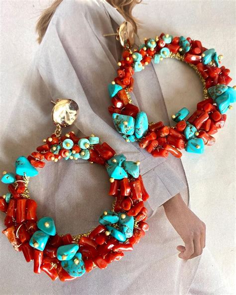 Pin On Turquoise Coral Jewelry
