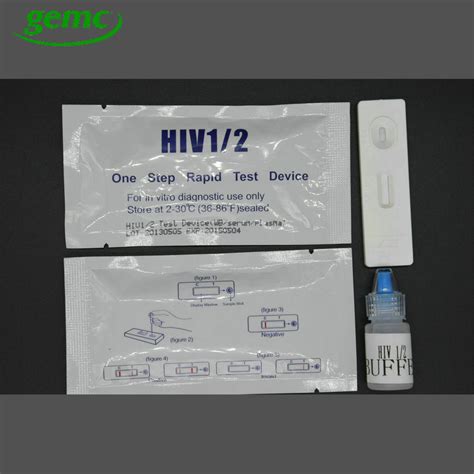 Kit Rápido de la Prueba del VIH cassette de la Tira China El VIH 1