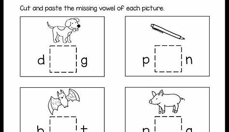 20 Short Vowel Worksheet Kindergarten | Desalas Template