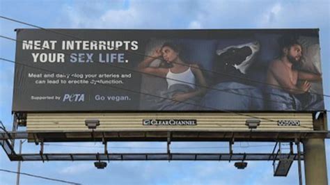 Peta Meat Interrupts Your Sex Life