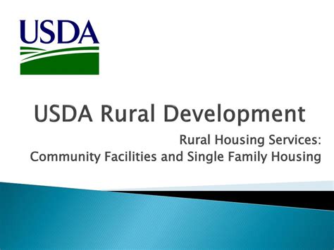 Ppt Usda Rural Development Powerpoint Presentation Free Download