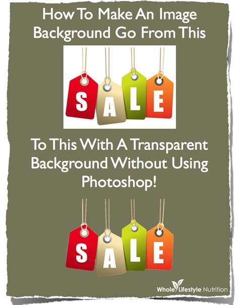 How To Make An Image Background Transparent Without Using Photoshop