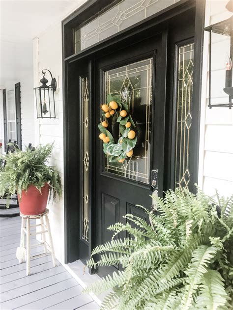 30 Beautiful Black Front Door Ideas Lady Decluttered