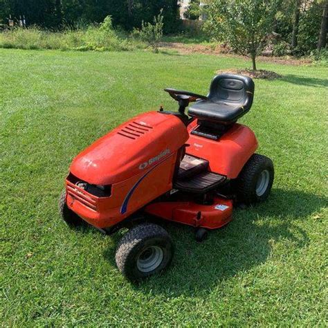 Simplicity Regent Hp Inch Riding Lawnmower For Sale Ronmowers
