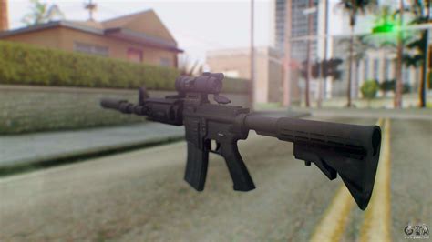 Arma Armed Assault M4a1 Aimpoint Silenced For Gta San Andreas