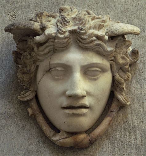 Head Of Medusa So Called “rondanini Medusa” Marble Roman Copy After