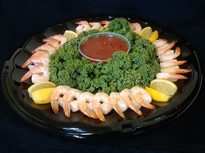 And 1 pound of shrimp doesn't go way far when you are entertaining a you can make your own shrimp cocktail for literally half of the cost and it tastes way better because you are making it fresh. Party Platters - Macs Downeast SeafoodMacs Downeast Seafood