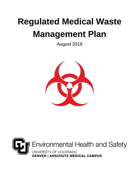 Pdf Regulated Medical Waste Management Plan Dokumen Tips