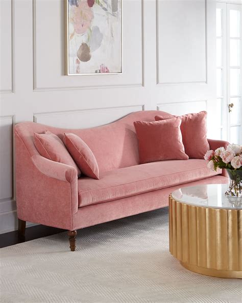 Cerise Velvet Sofa Best Pink Couches Popsugar Home Photo 6