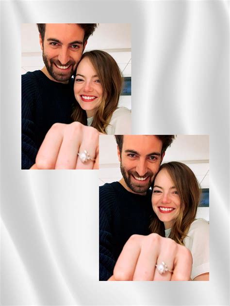 Emma Stones Non Traditional Engagement Ring Has Us Excited About 2020