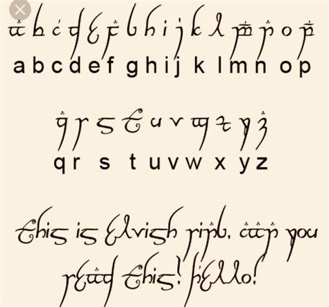 Elvish Font Fresh Free Font Generator Download Now Lord Of The