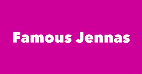 Most Famous People Named Jenna 1 Is Jenna Jameson