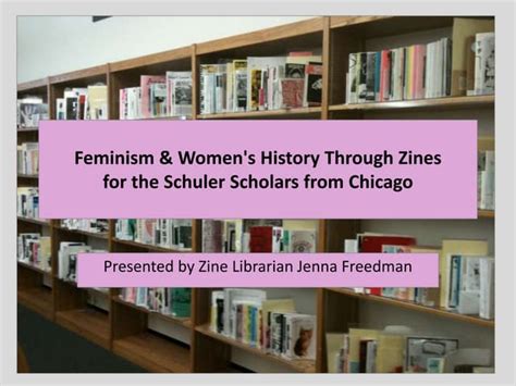 Feminism And Womens History Through Zines