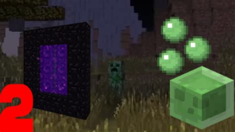 Foopcraft Episode 2 The Nether Broken Slime Farms And Mob Attacks