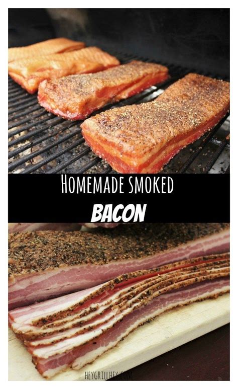 Homemade Smoked Bacon Hey Grill Hey Recipe Smoked Food Recipes