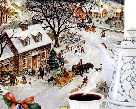 100 Vintage Christmas Scenes So Sweet And Old Fashioned Youll Wish