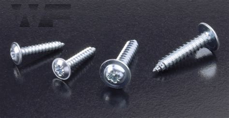 10mm Screws Pozi Pan Flange Tapping Ab No10 In Zinc Plated Steel