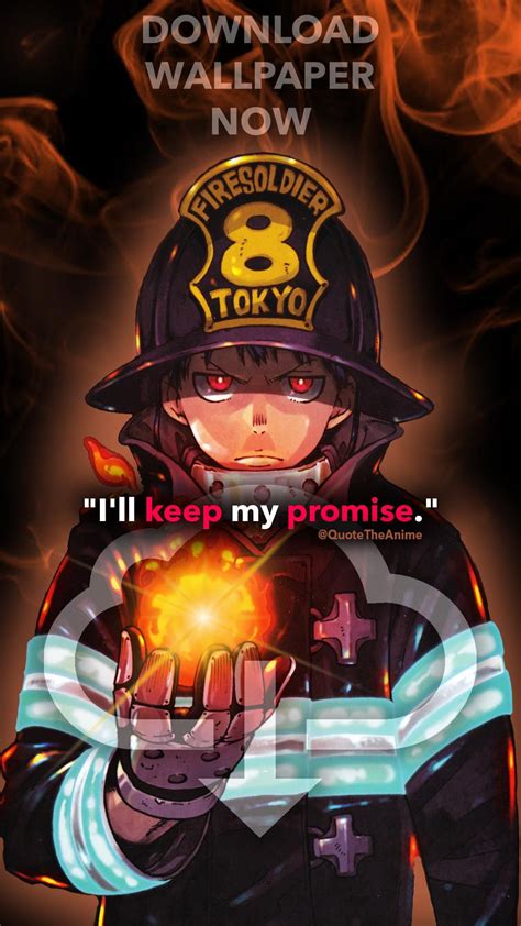 7 Powerful Fire Force Quotes Hq Images Qta Shinra