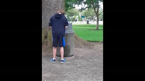 Babe Pees In Public Park Prank YouTube