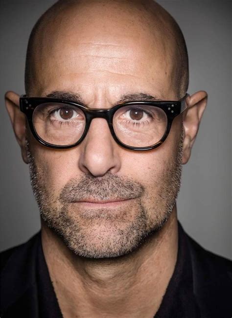 Style Icons Stanley Tucci Manner Bald Men Style Mens Glasses
