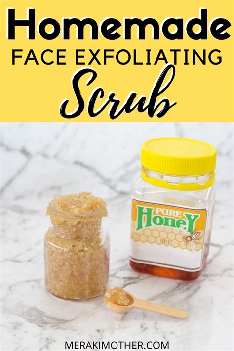 Brown Sugar And Coconut Oil Face Scrub Exfoliating Face Scrub Coconut