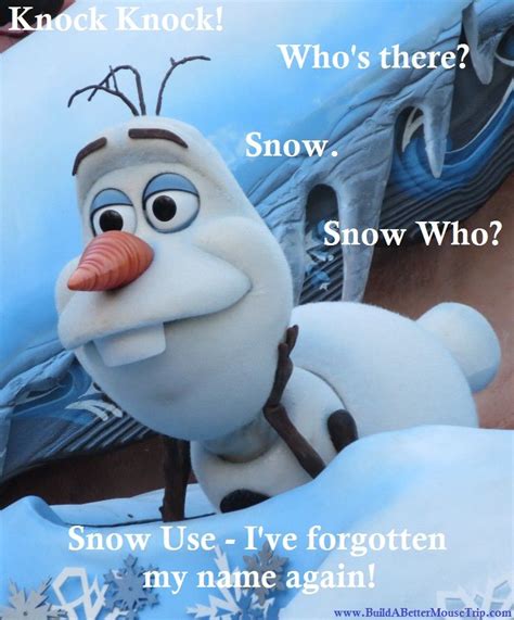 Silly Joke Knock Knock Whos There Snow Snow Who Snow Use Ive