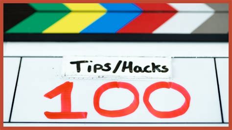 Check Out 100 Filmmaking Tips And Tricks In Under 10 Minutes