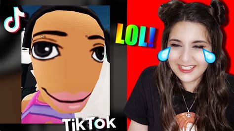 The Funniest Roblox Tik Toks Reaction Try Not To Laugh Challenge